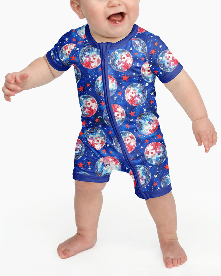 USA Disco Balls Bamboo Shorty Zippy