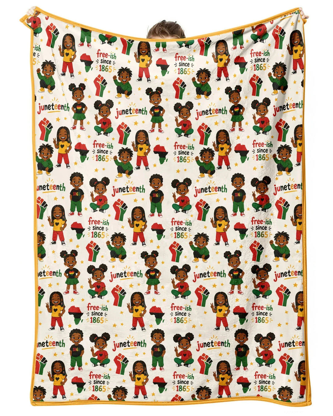 Juneteenth Free-ish Since 1865 Bamboo Blanket