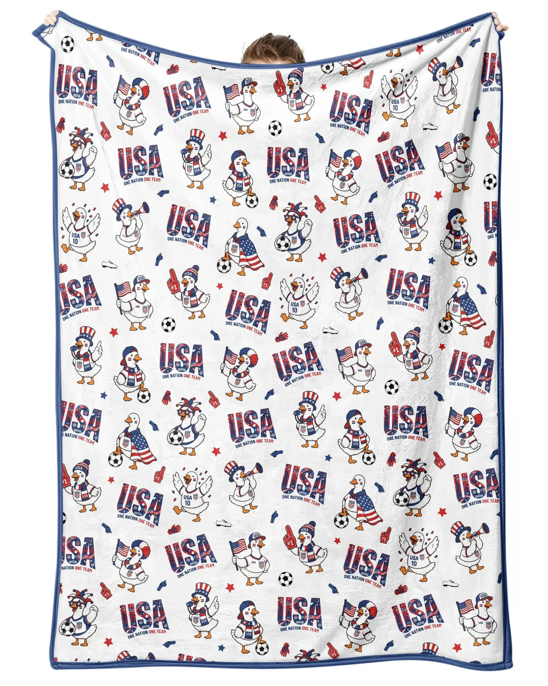 One Nation One Team Bamboo Blanket