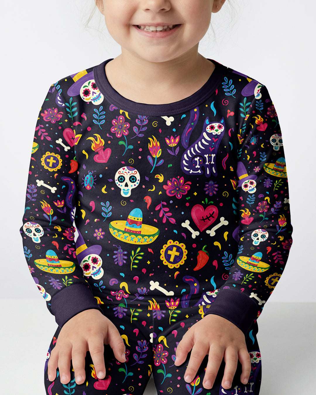 Template Bamboo Two Piece Long Sleeve Pyjamas Set