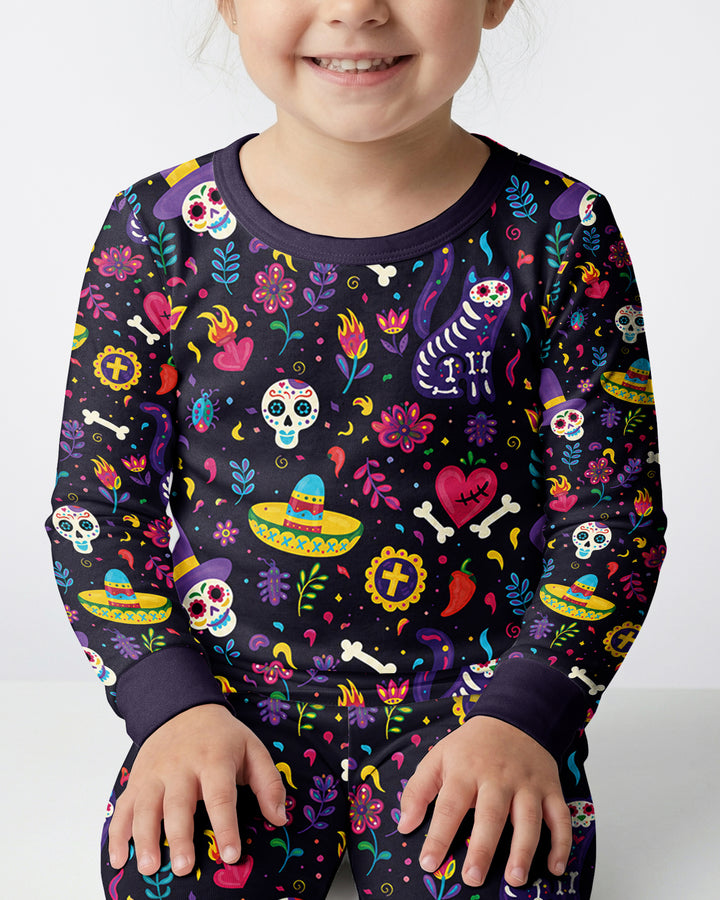 Template Bamboo Two Piece Long Sleeve Pyjamas Set