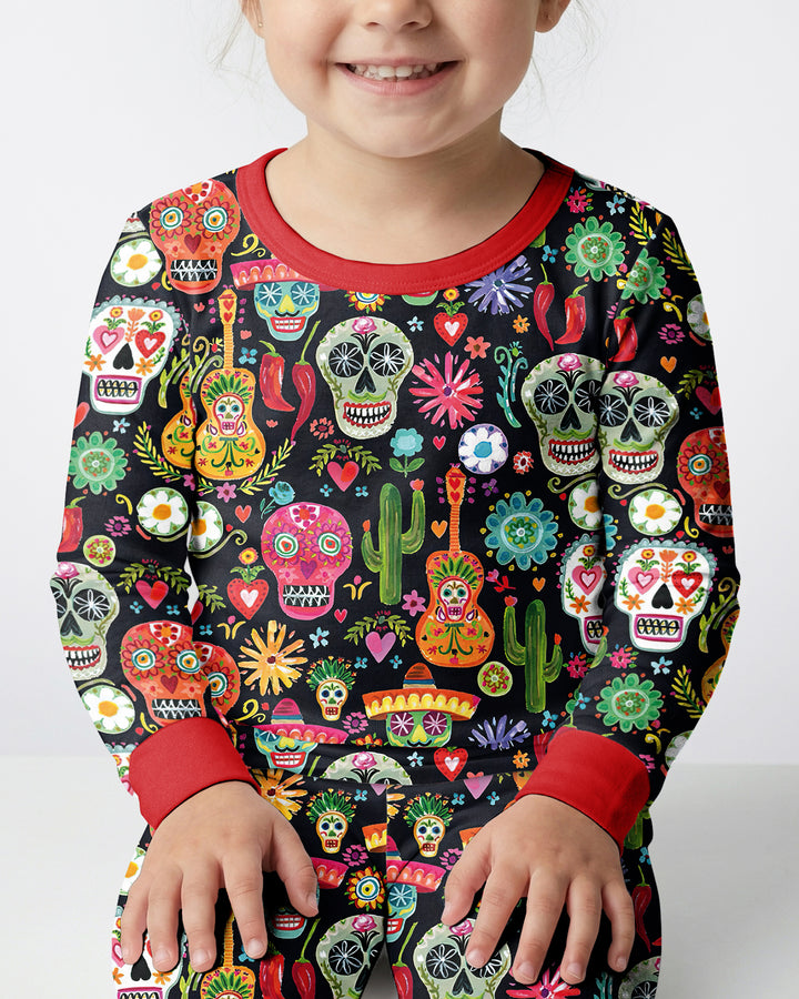 Mi Calaverita Bamboo Two Piece Long Sleeve Pajama Set