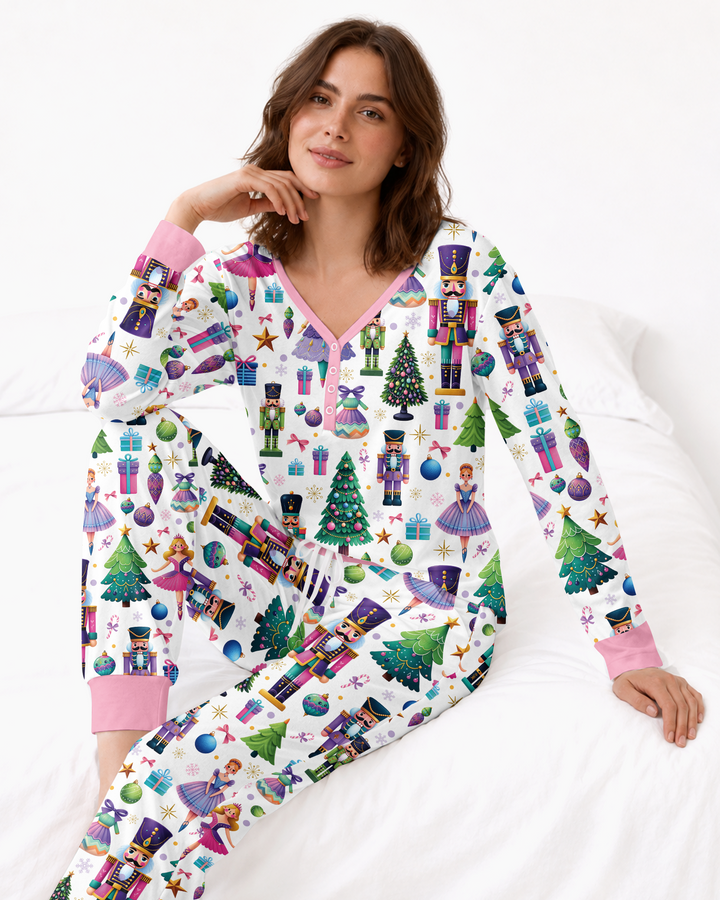 Nutcracker Wonderland Bamboo Women Pajama Set