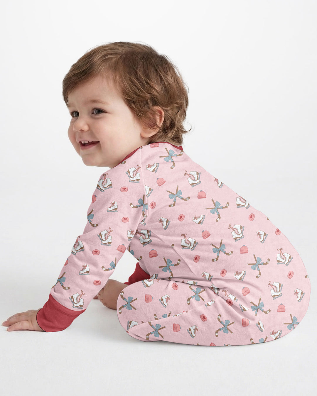 Girly Hockey Pink Bamboo Convertible Zippy