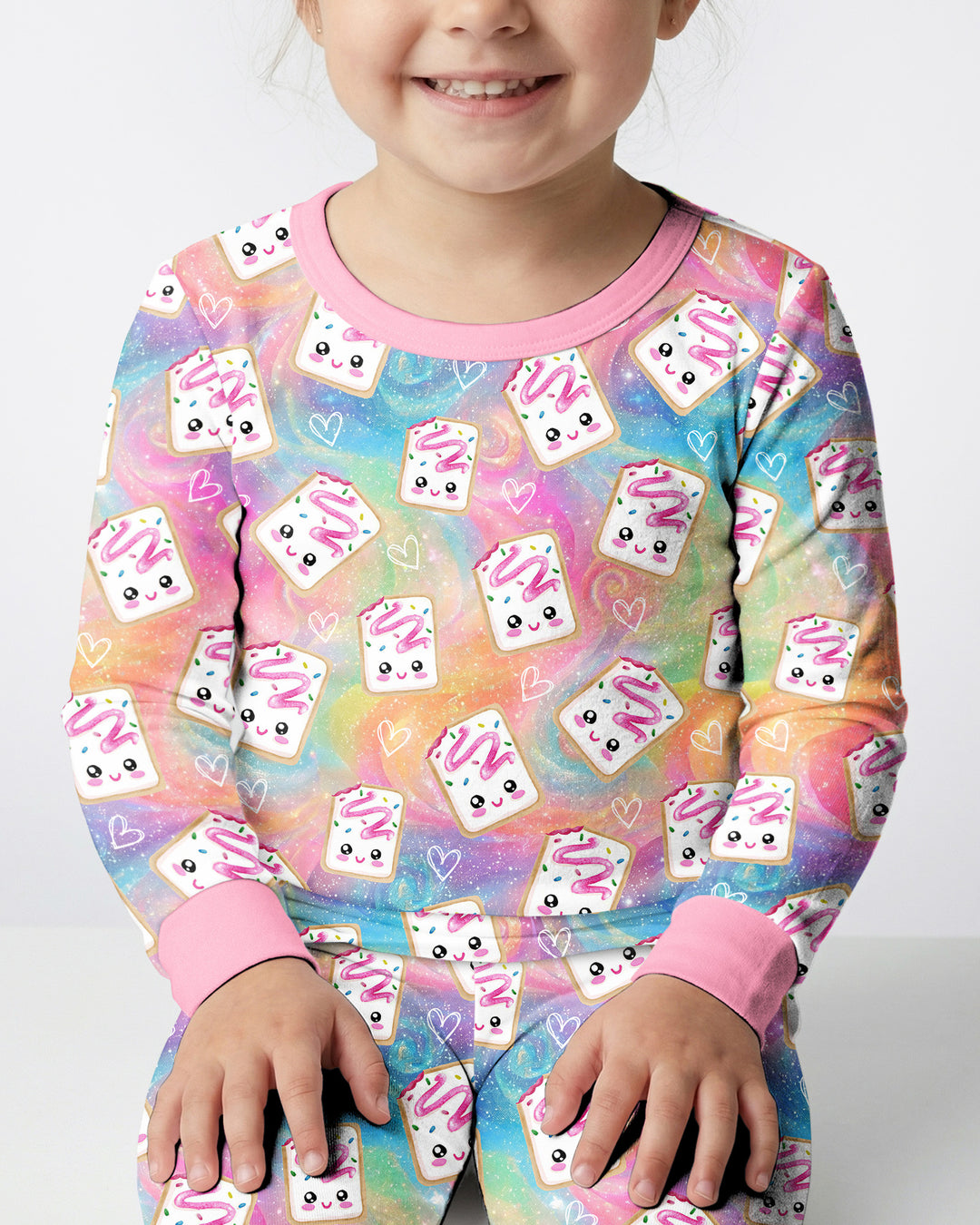 Template Bamboo Two Piece Long Sleeve Pyjamas Set