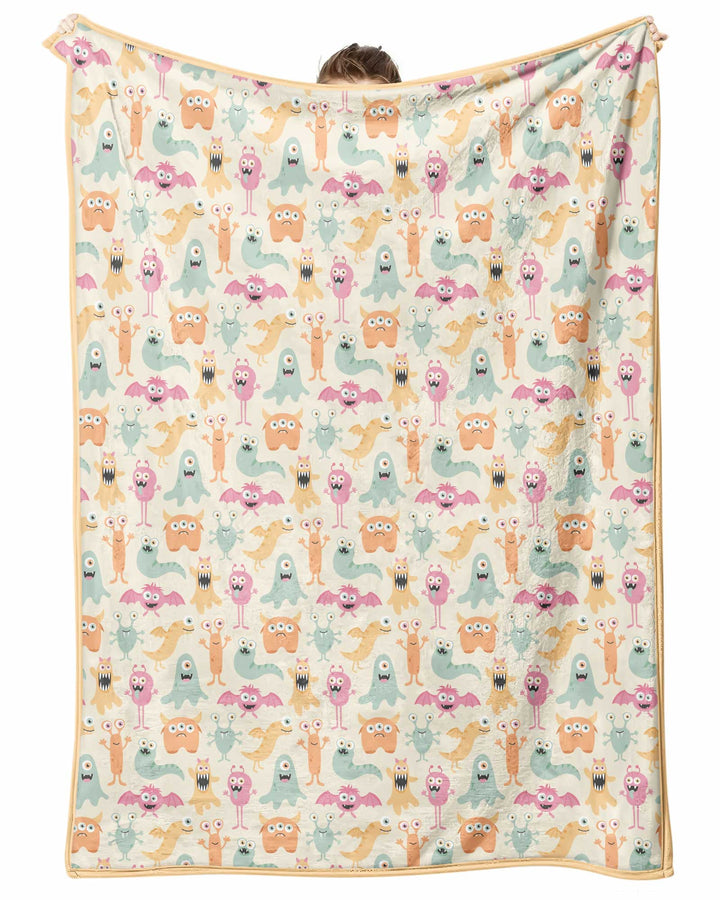 Monster Boo Bash Bamboo Blanket