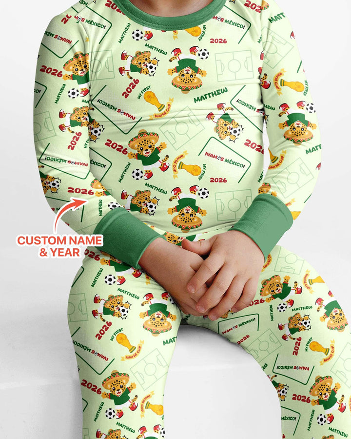 My First World Cup Bamboo Two Piece Long Sleeve Pajama Set