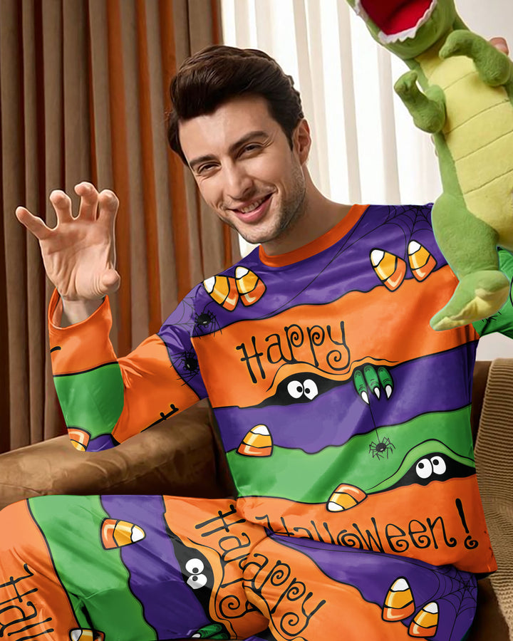 Happy Halloween Bamboo Men's Pajama Set