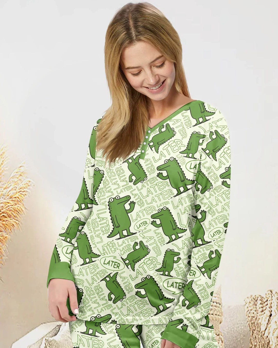 See you later, alligator! Bamboo Women Pajama Set