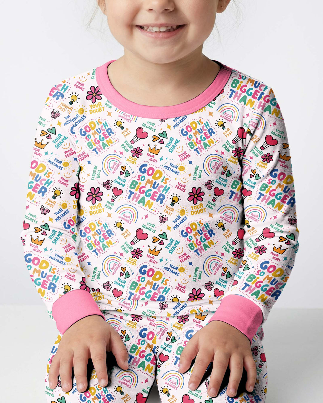Template Bamboo Two Piece Long Sleeve Pyjamas Set