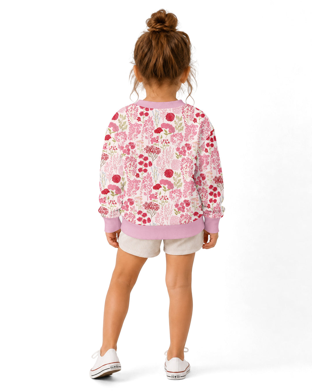 Blushing Wildflowers Bamboo Crewneck Sweatshirt