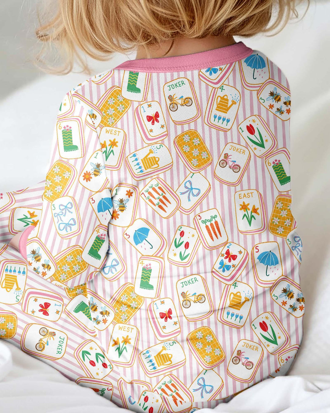 Mahjong Club Mommy & Me Matching Bamboo Convertible Zippy