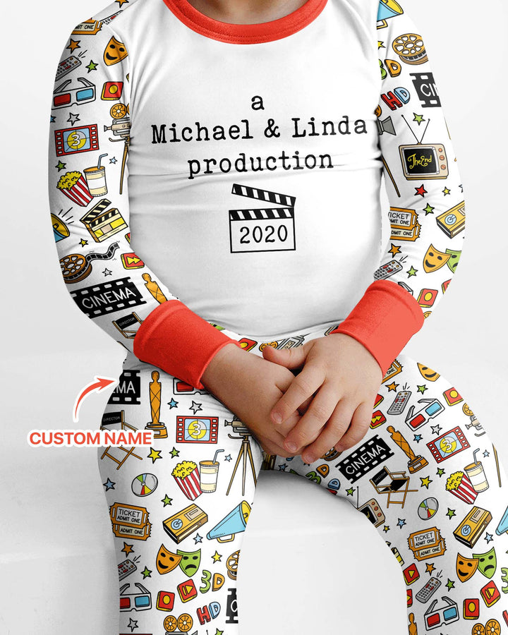 A Mom & Dad Production Bamboo Two Piece Long Sleeve Pajama Set