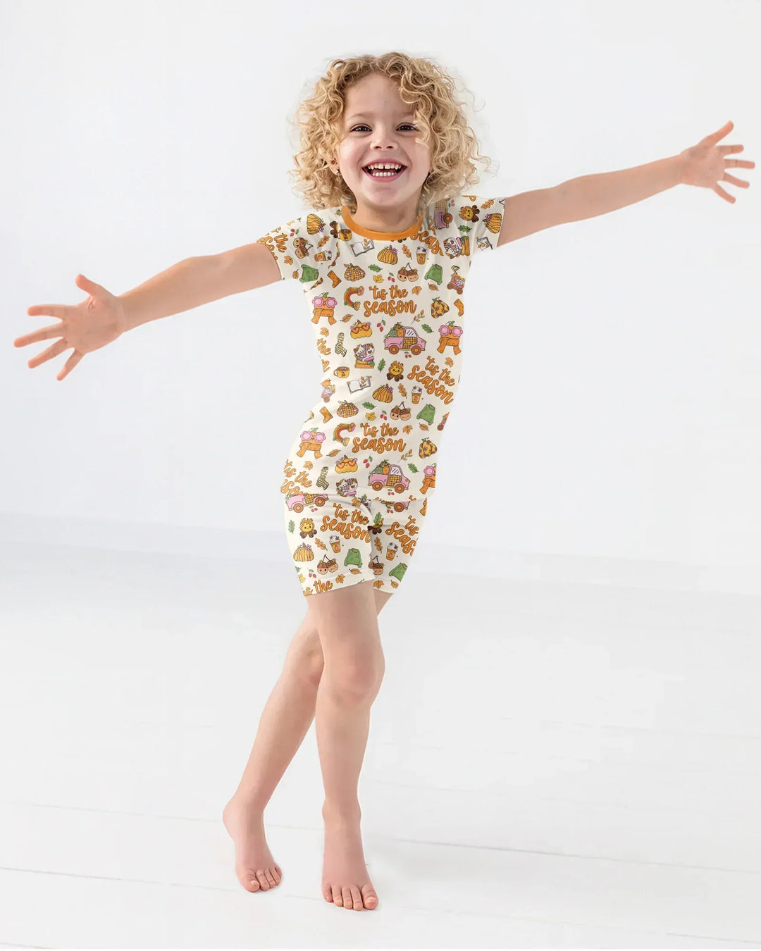 'Tis The Season Bamboo Two Piece Short Sleeve Shorts Pajama Set