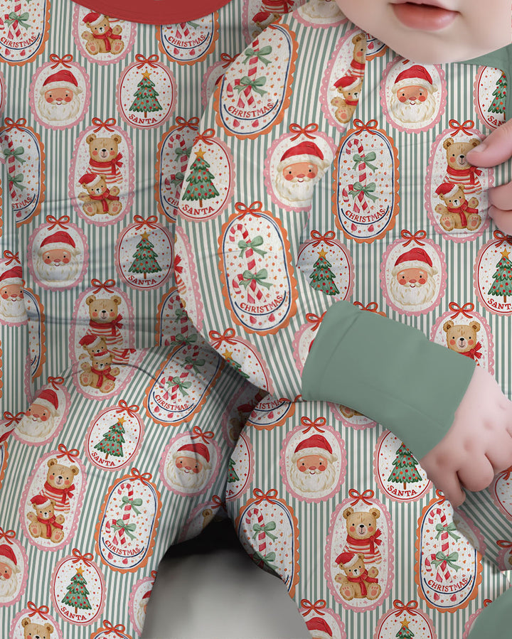 Vintage Christmas Keepsakes Bamboo Convertible Zippy