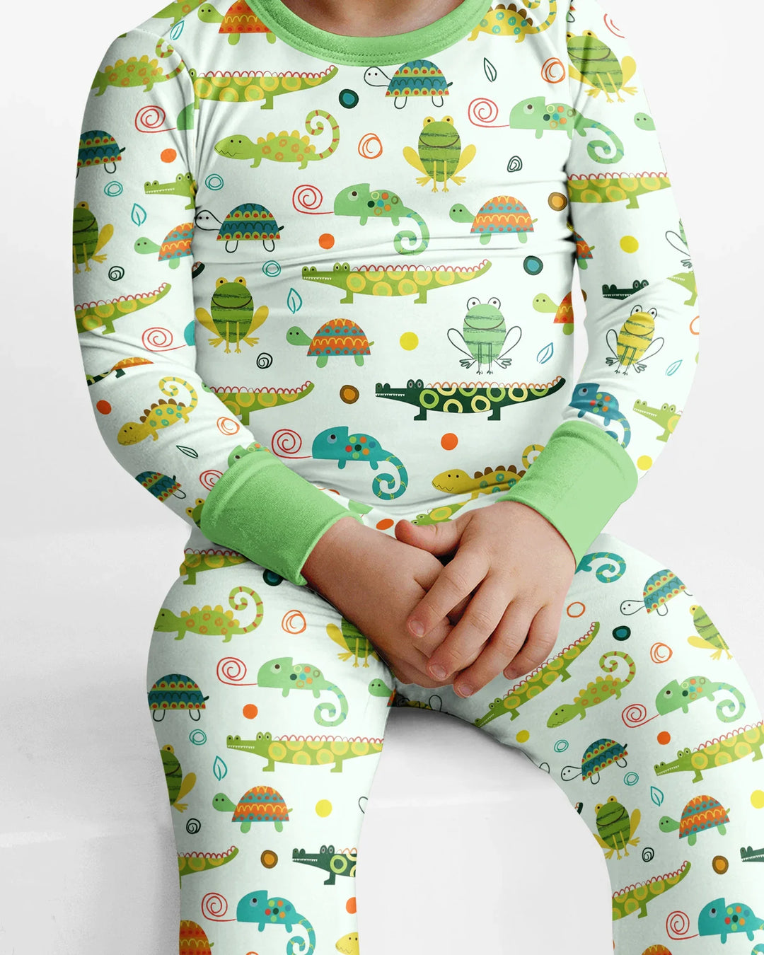 Swamp Buddies Bamboo Two Piece Long Sleeve Pajama Set