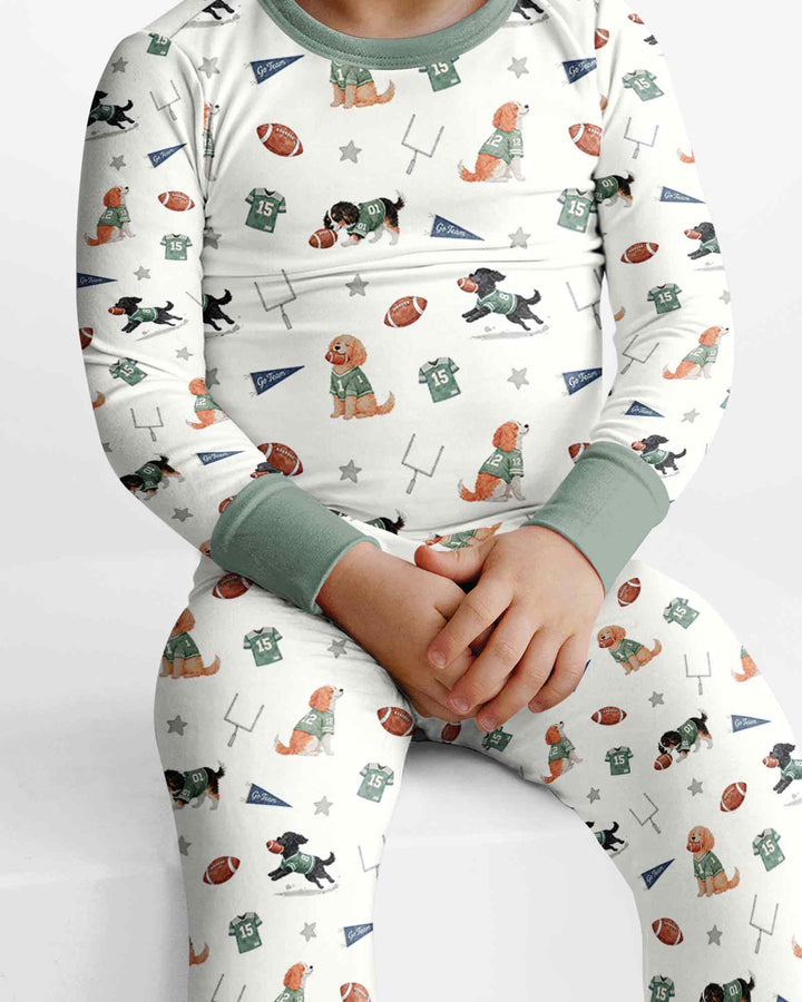 Template Bamboo Two Piece Long Sleeve Pyjamas Set