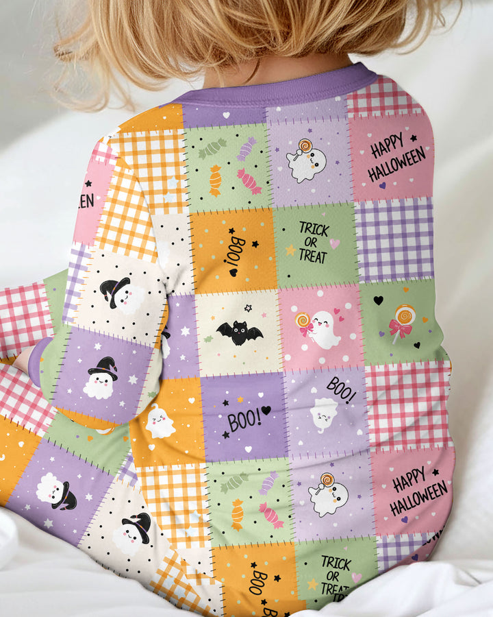 Cute Halloween Patchwork Bamboo Convertible Zippy
