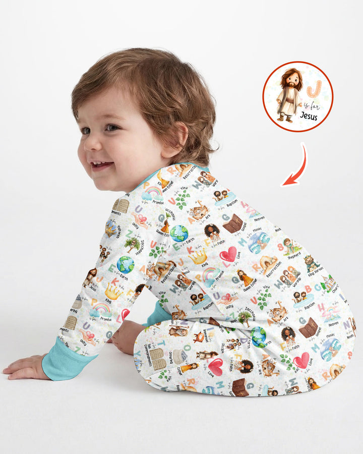Bible ABC Alphabet Bamboo Convertible Zippy