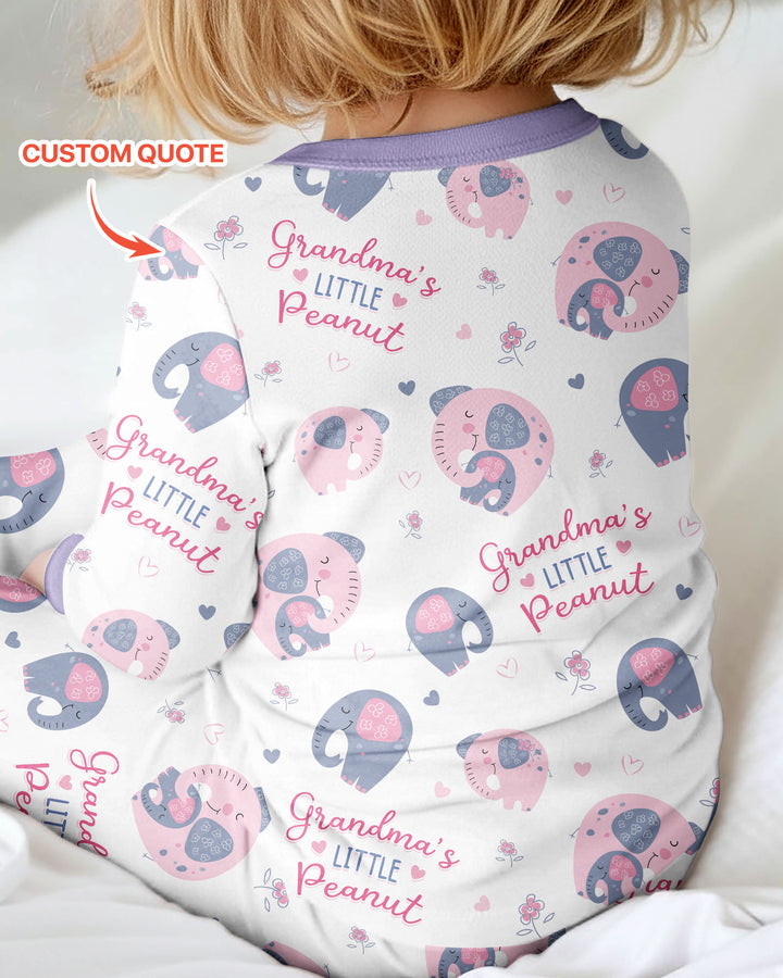 Little Peanut Baby Elephant Bamboo Convertible Zippy