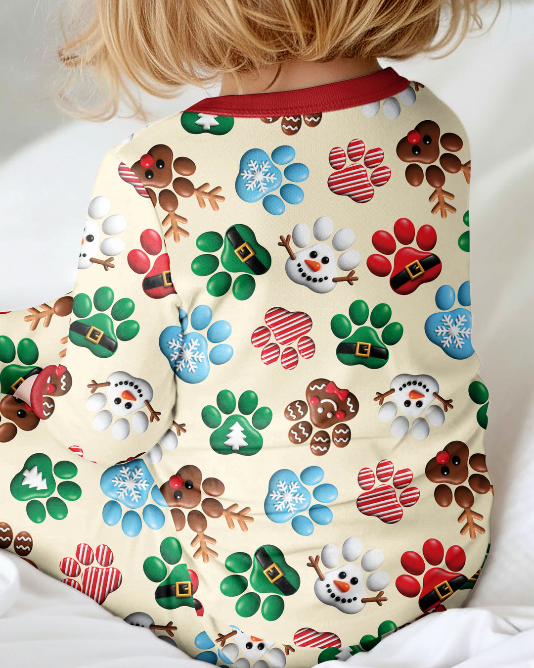 Santa Puppies Paw Bamboo Convertible Zippy