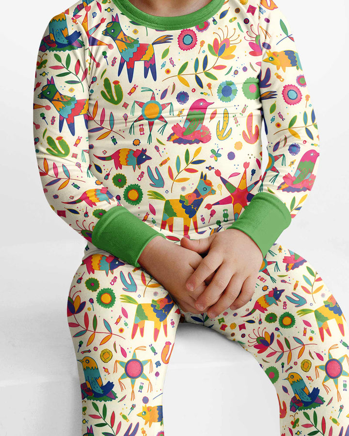 Template Bamboo Two Piece Long Sleeve Pyjamas Set