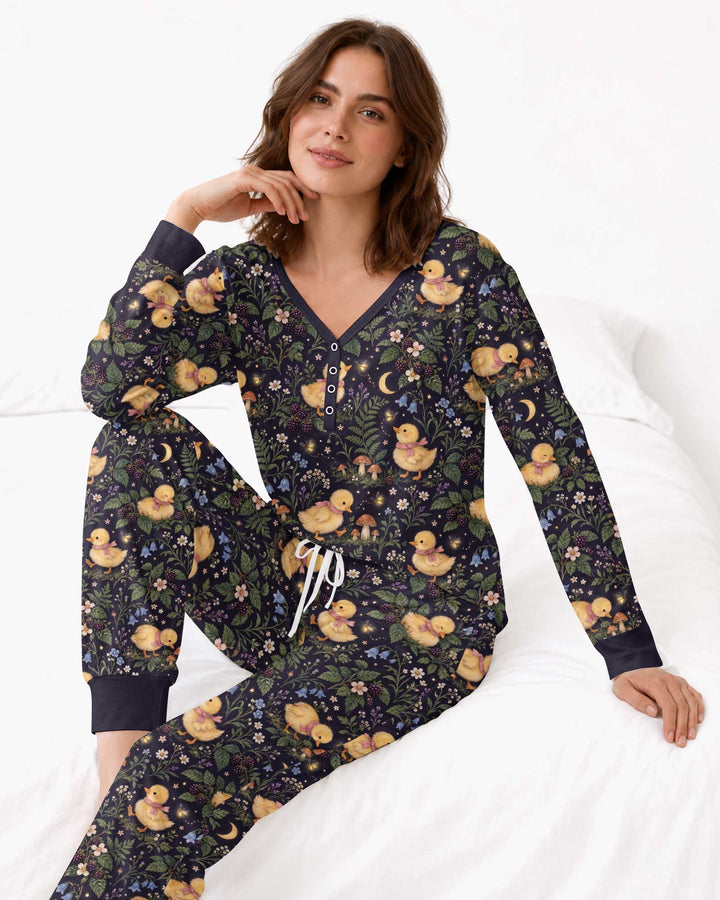 Little Duckling Dreams Bamboo Women Pajama Set