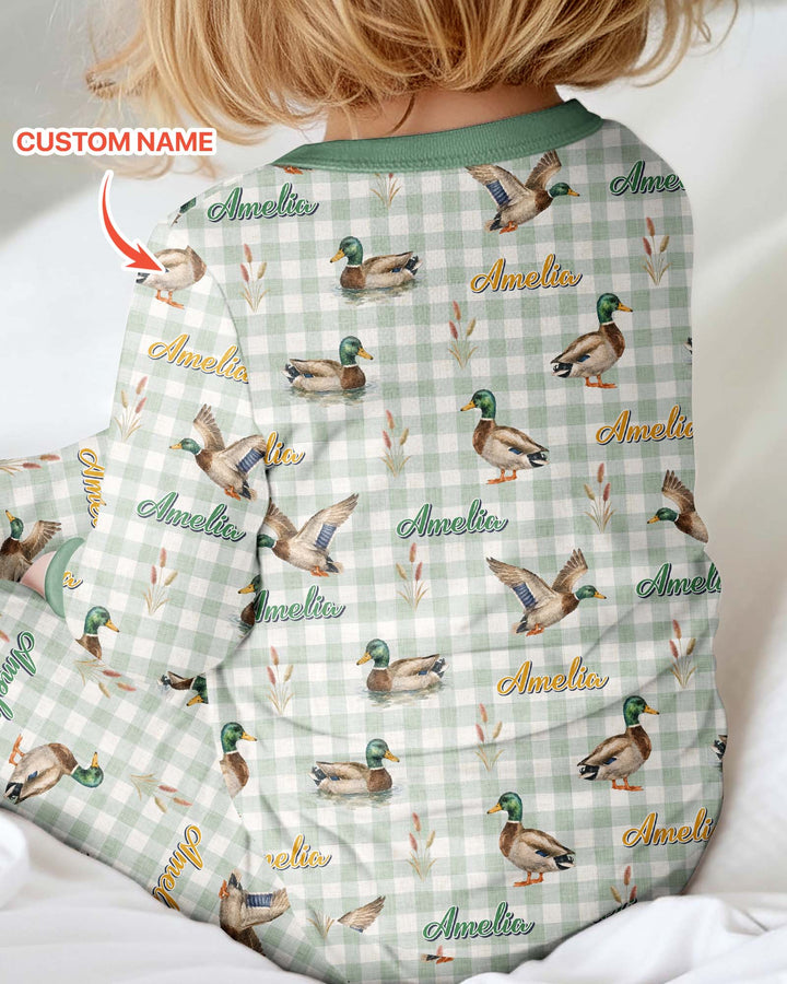Mallard Duck Custom Name Bamboo Convertible Zippy
