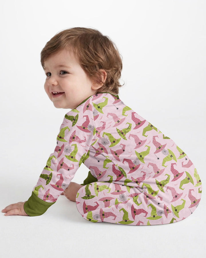 Pink Witch Hat Halloween Bamboo Convertible Zippy