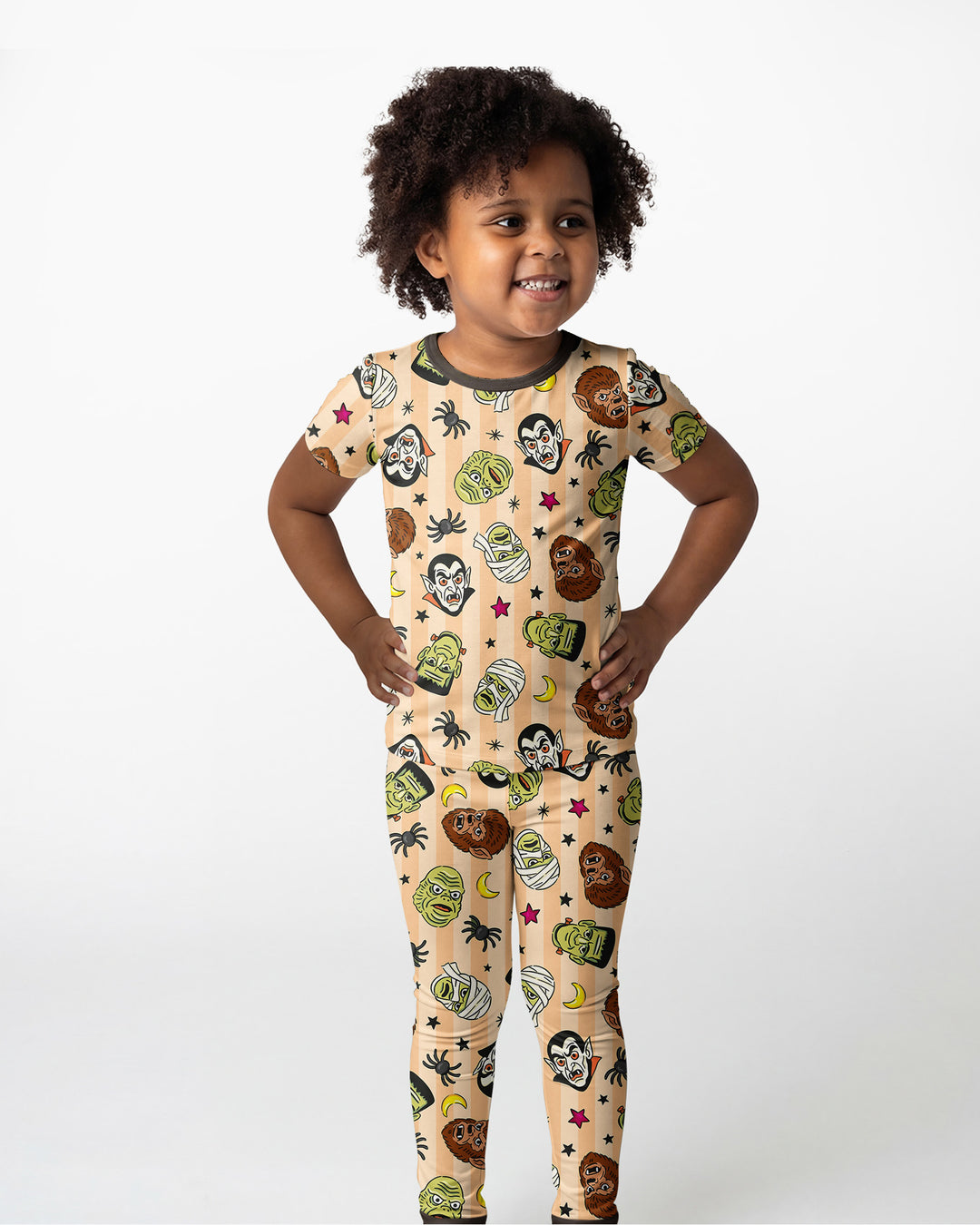 Creepy Crew Family Matching Bamboo Two Piece Short Sleeve Pajama Set