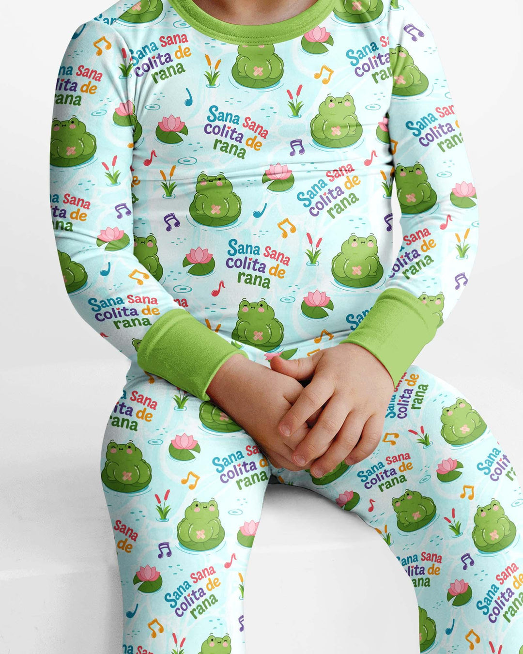 Sana Sana Colita De Rana Bamboo Two Piece Long Sleeve Pajama Set