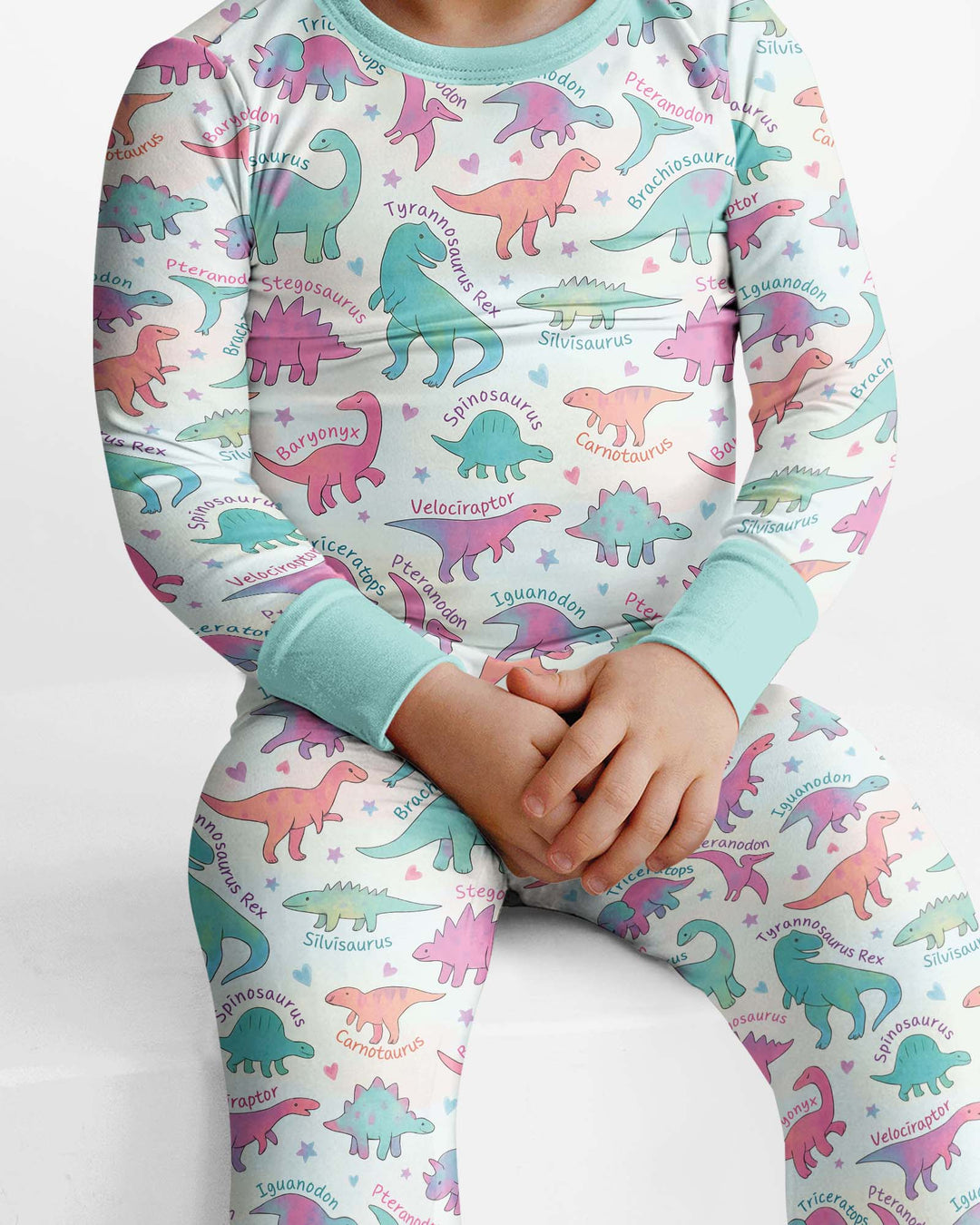 Template Bamboo Two Piece Long Sleeve Pyjamas Set
