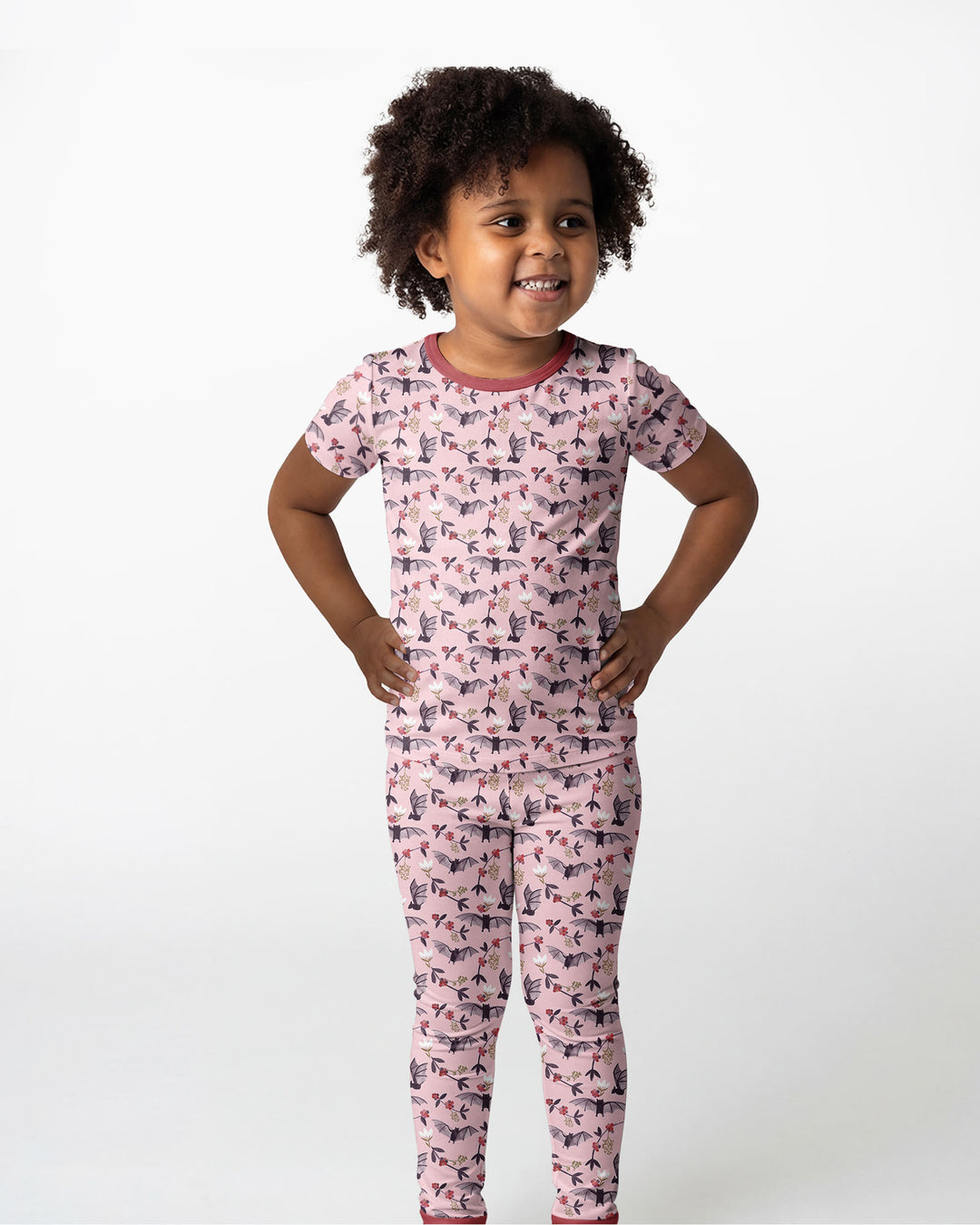 Fruit Bats Bamboo Two Piece Short Sleeve Pajama Set