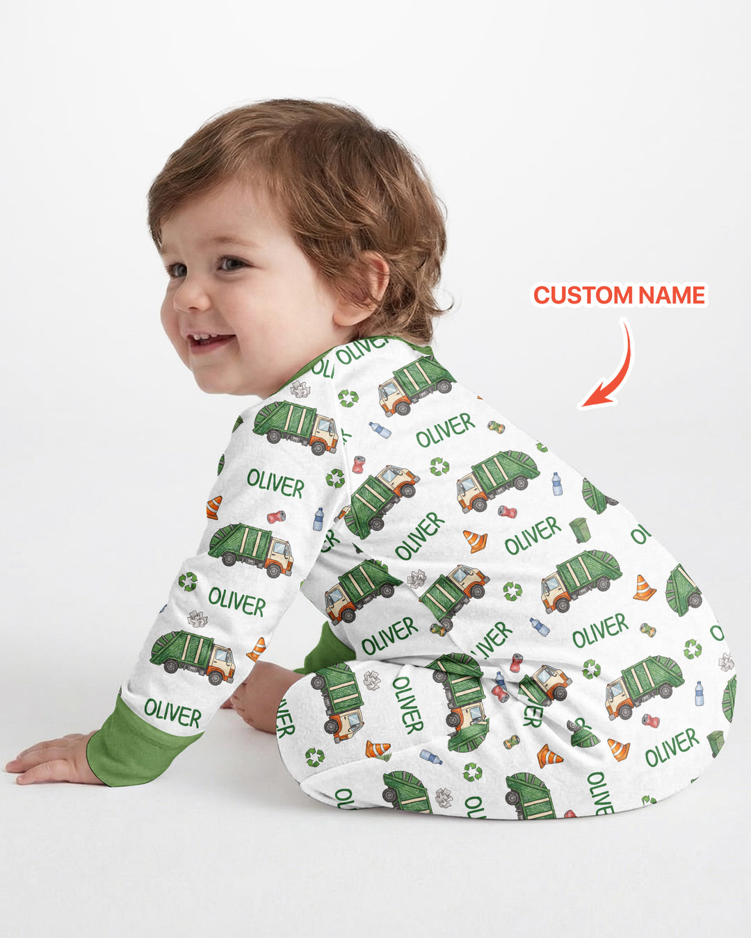Custom Name Garbage Day Bamboo Convertible Zippy