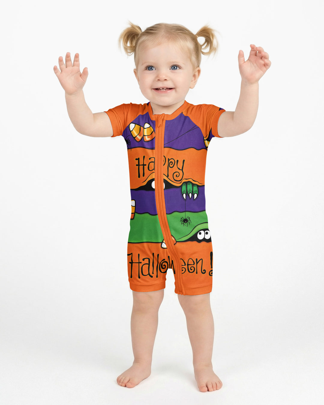 Happy Halloween Bamboo Shorty Zippy