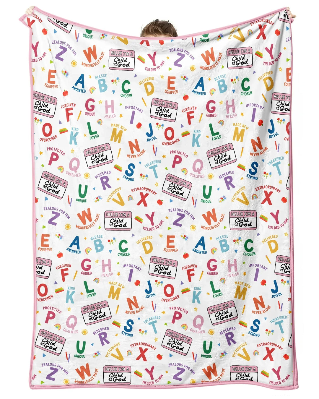 I'm A Child Of God ABCs Bamboo Blanket