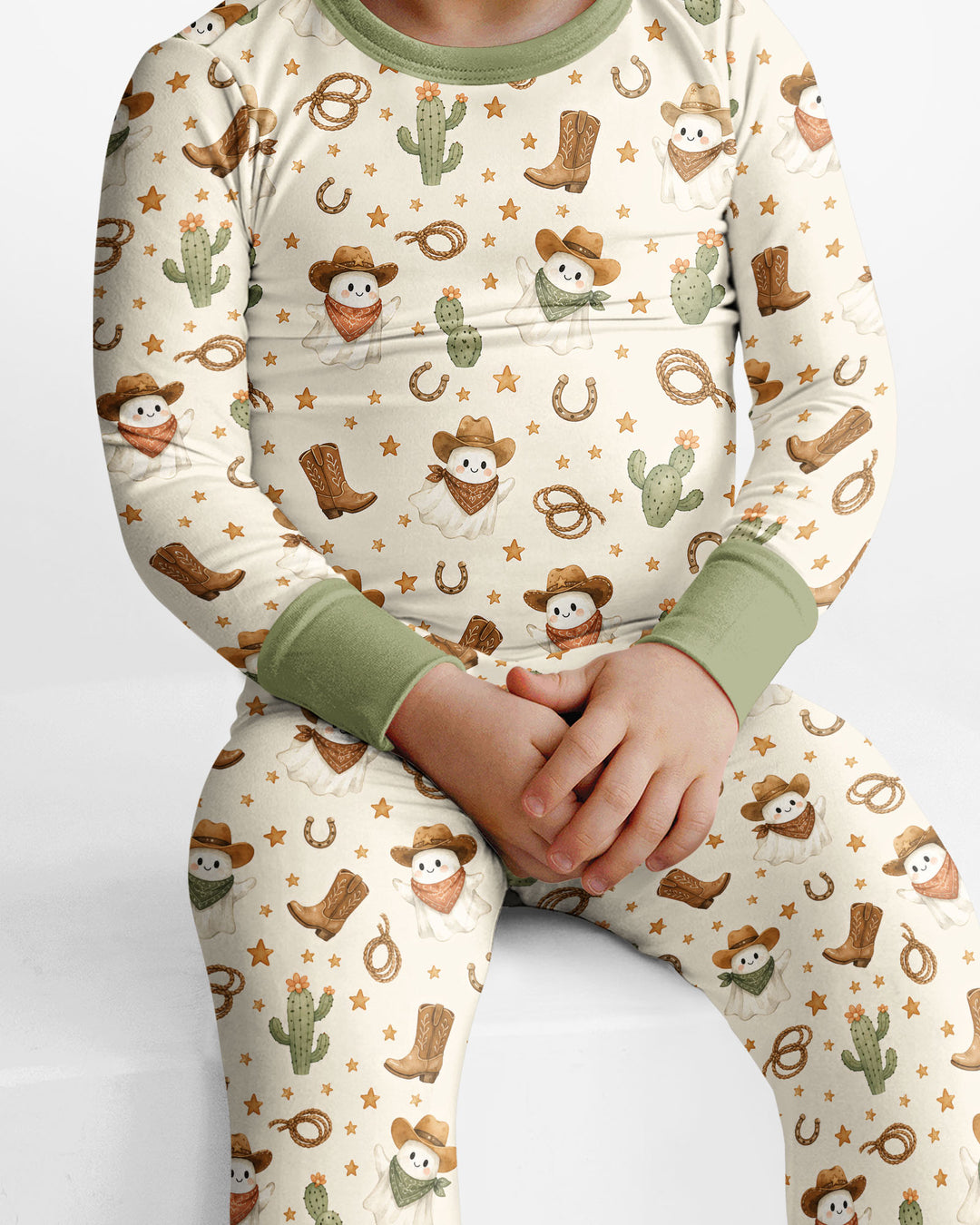 Template Bamboo Two Piece Long Sleeve Pyjamas Set
