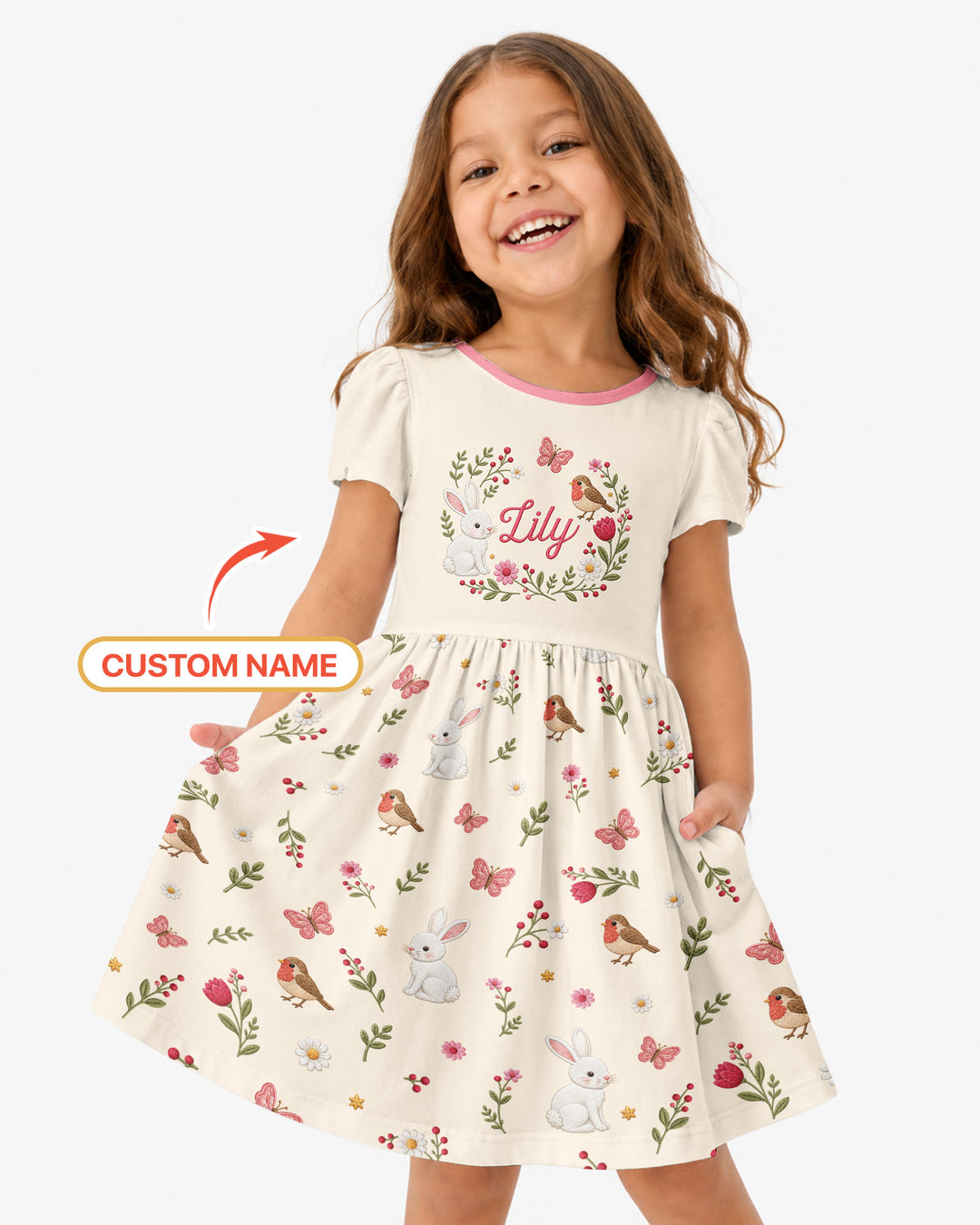 Garden Baby Bamboo Twirl Dress