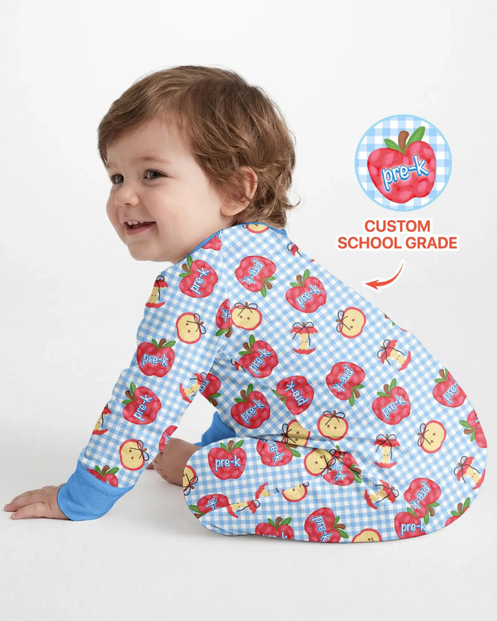 Custom School Grade Apple Days Bamboo Convertible Zippy