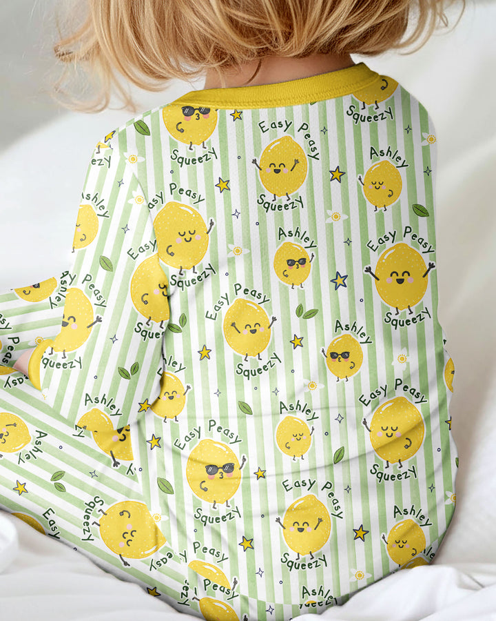 Easy Peasy Lemon Squeezy Custom Name Bamboo Convertible Zippy