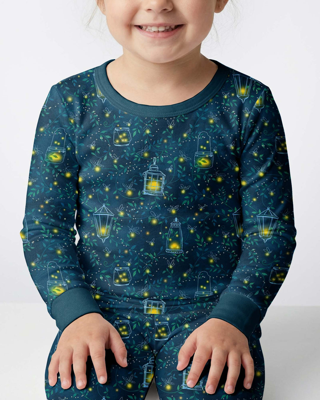 Template Bamboo Two Piece Long Sleeve Pyjamas Set