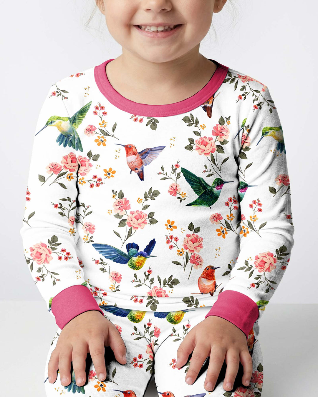 Template Bamboo Two Piece Long Sleeve Pyjamas Set