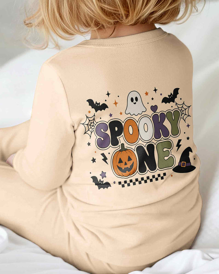 Personalized Spooky One Halloween Baby Bamboo Convertible Zippy
