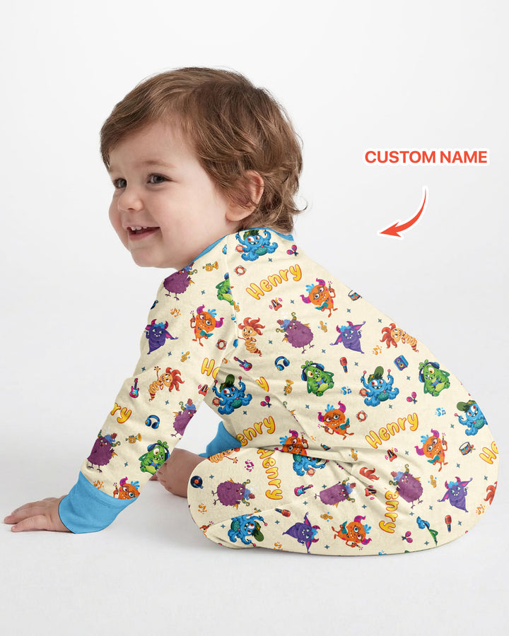 Happy Little Monster Music Band Bamboo Convertible Zippy