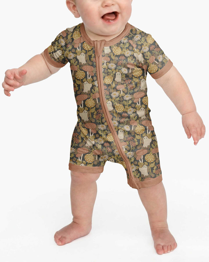 Ghost Garden Dark Autumn Bamboo Shorty Zippy