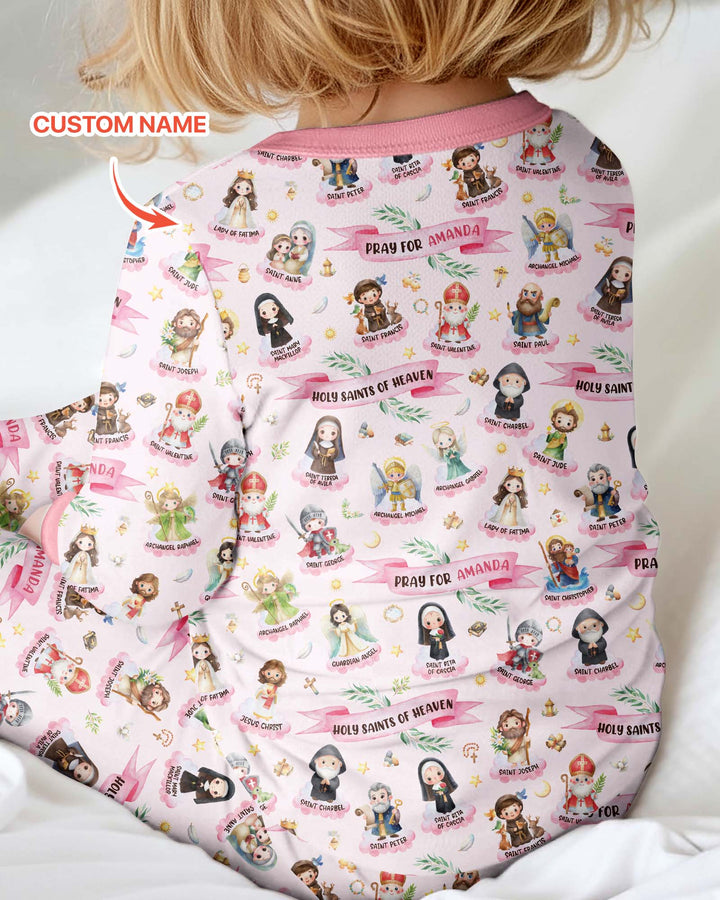 Holy Saints of Heaven Custom Name Bamboo Convertible Zippy