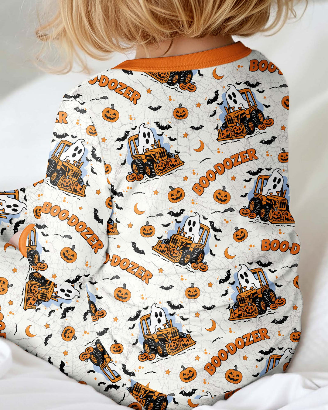 Boo-dozer Halloween Bamboo Convertible Zippy