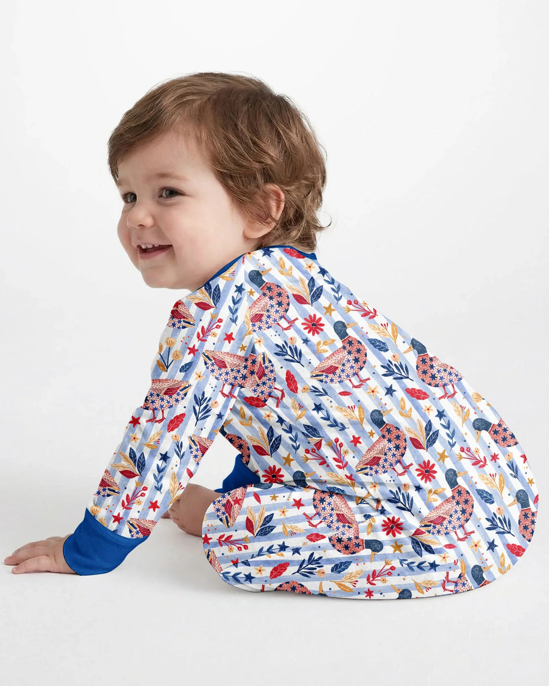 Patriotic Mallard Duck Bamboo Convertible Zippy