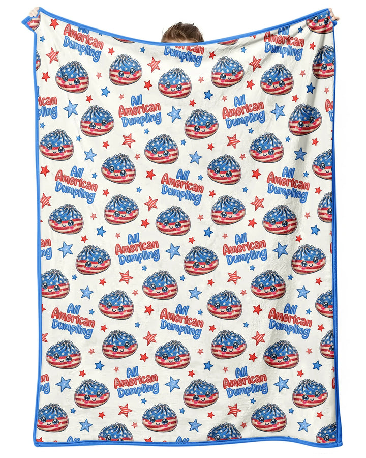 All American Dumpling Bamboo Blanket