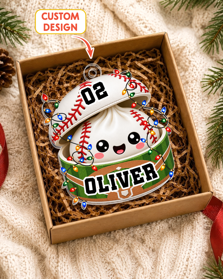 Sport Ball Dumpling - Personalized Acrylic Ornament